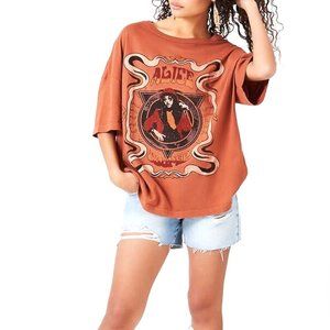 Alice Cooper Snakeskin glam metal rock Official T-Shirt L runs bigger NWT